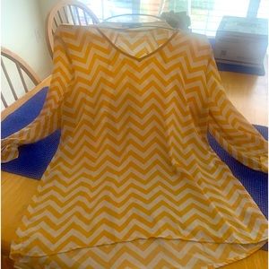 Love this top! Great pattern and color combo.